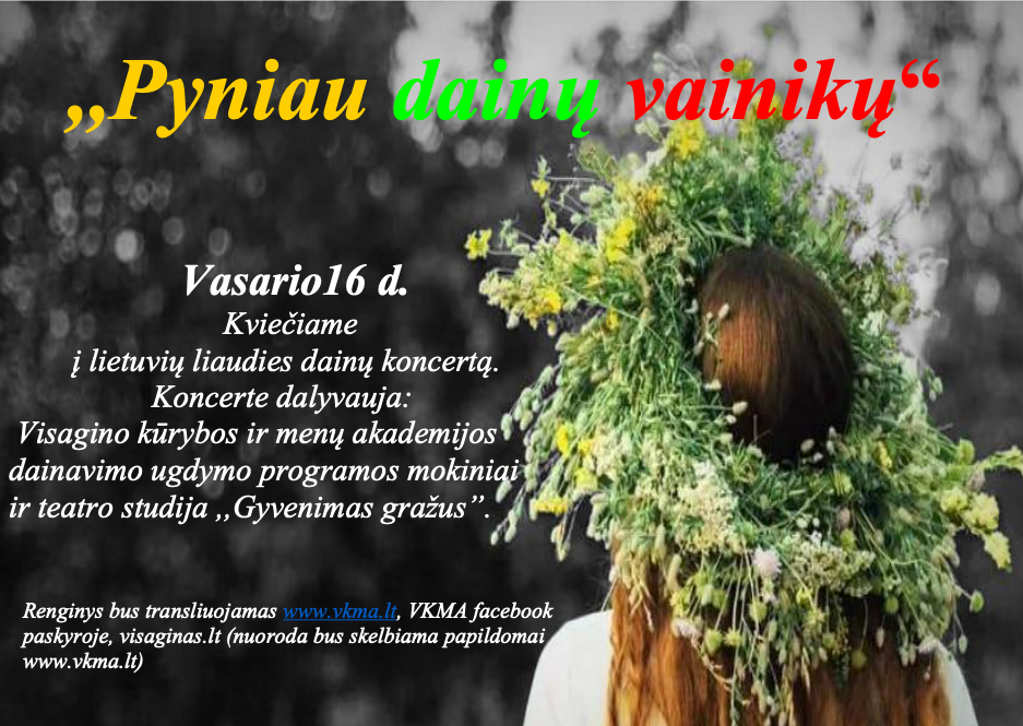 ,,Pyniau dainų vainikų“