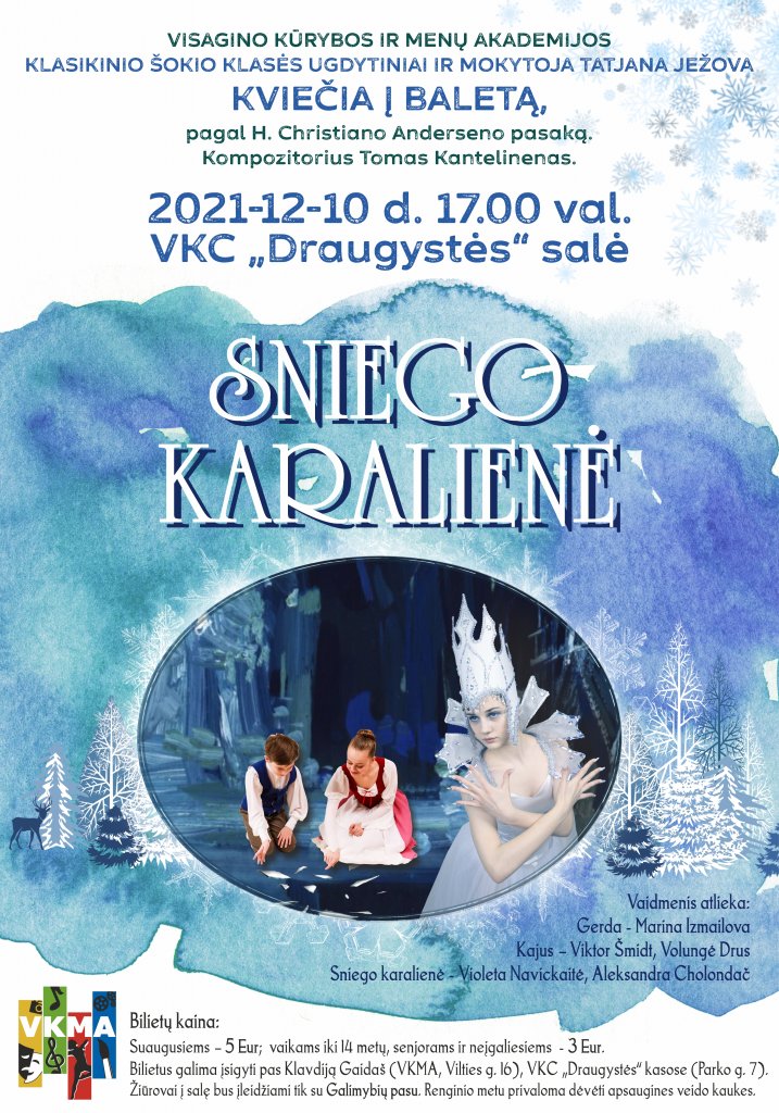 Kviečiame į baletą „Sniego karalienė“
